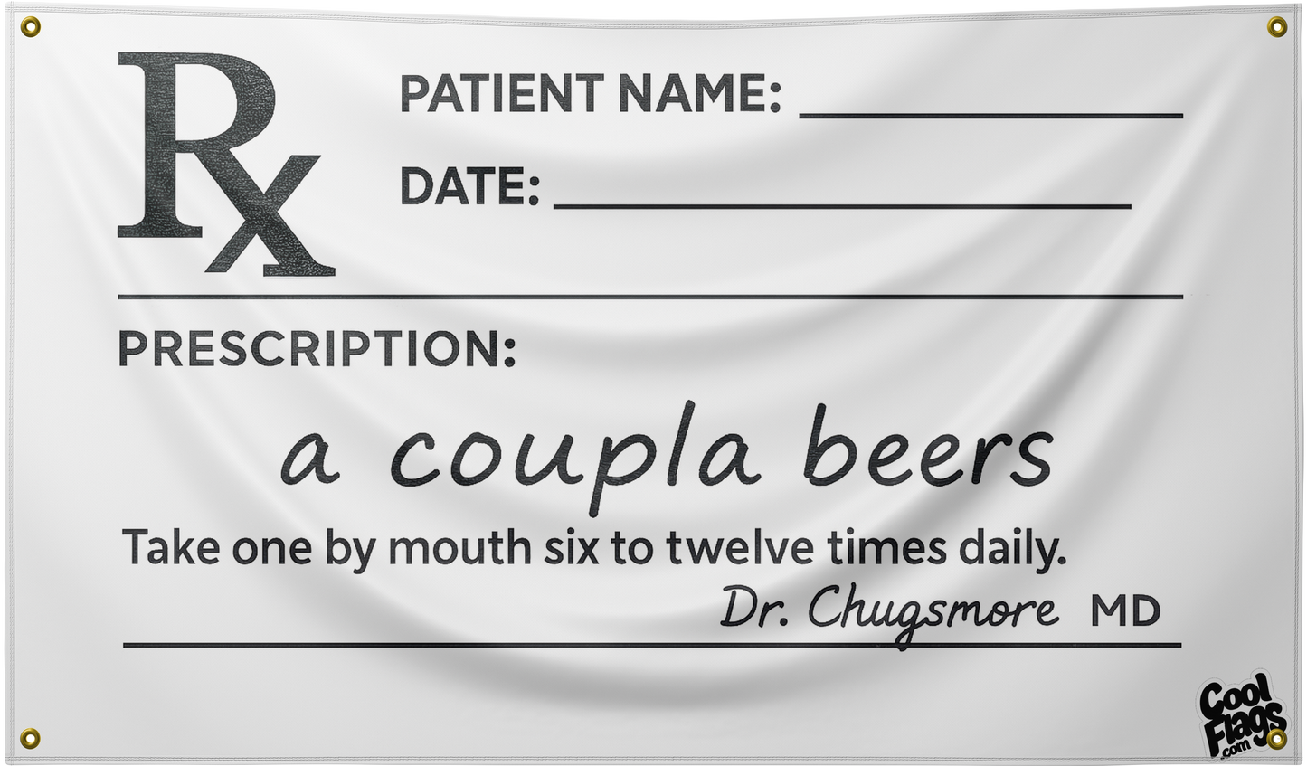A Coupla Beers Flag
