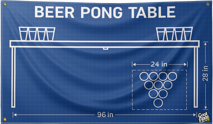 Beer Pong Table Flag