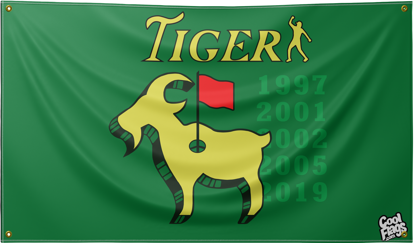 The GOAT, The Masters flag