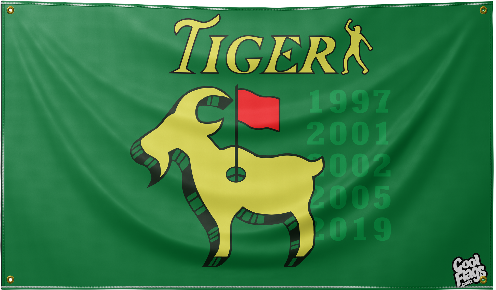 The GOAT, The Masters flag