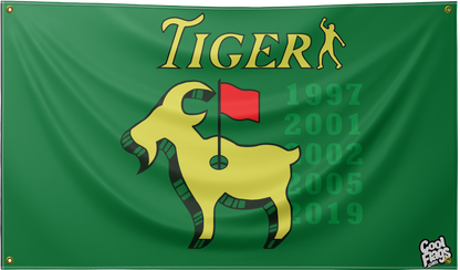 The GOAT, The Masters flag