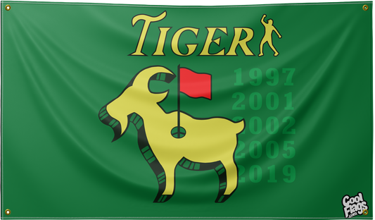 The GOAT, The Masters flag