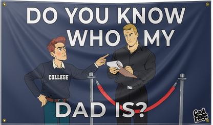 Funny flag for college dorm rooms