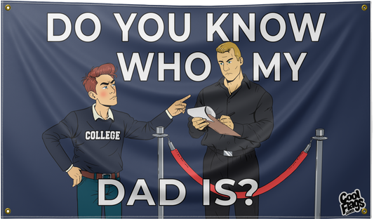Funny flag for college dorm rooms