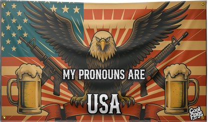 My pronouns are USA flag