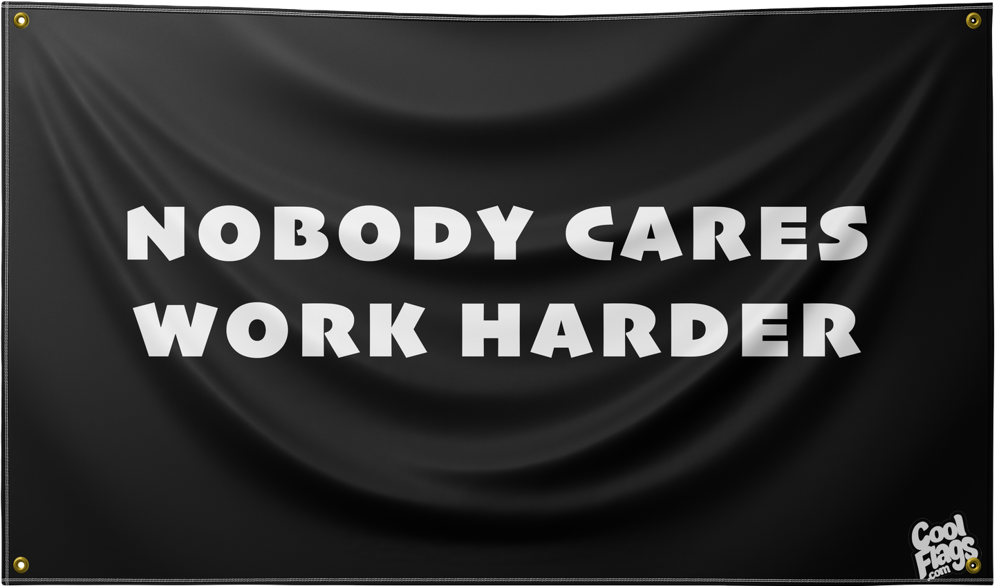Nobody cares, work harder flag