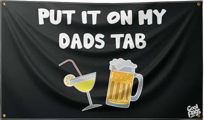 Put it on my dads tab funny flag