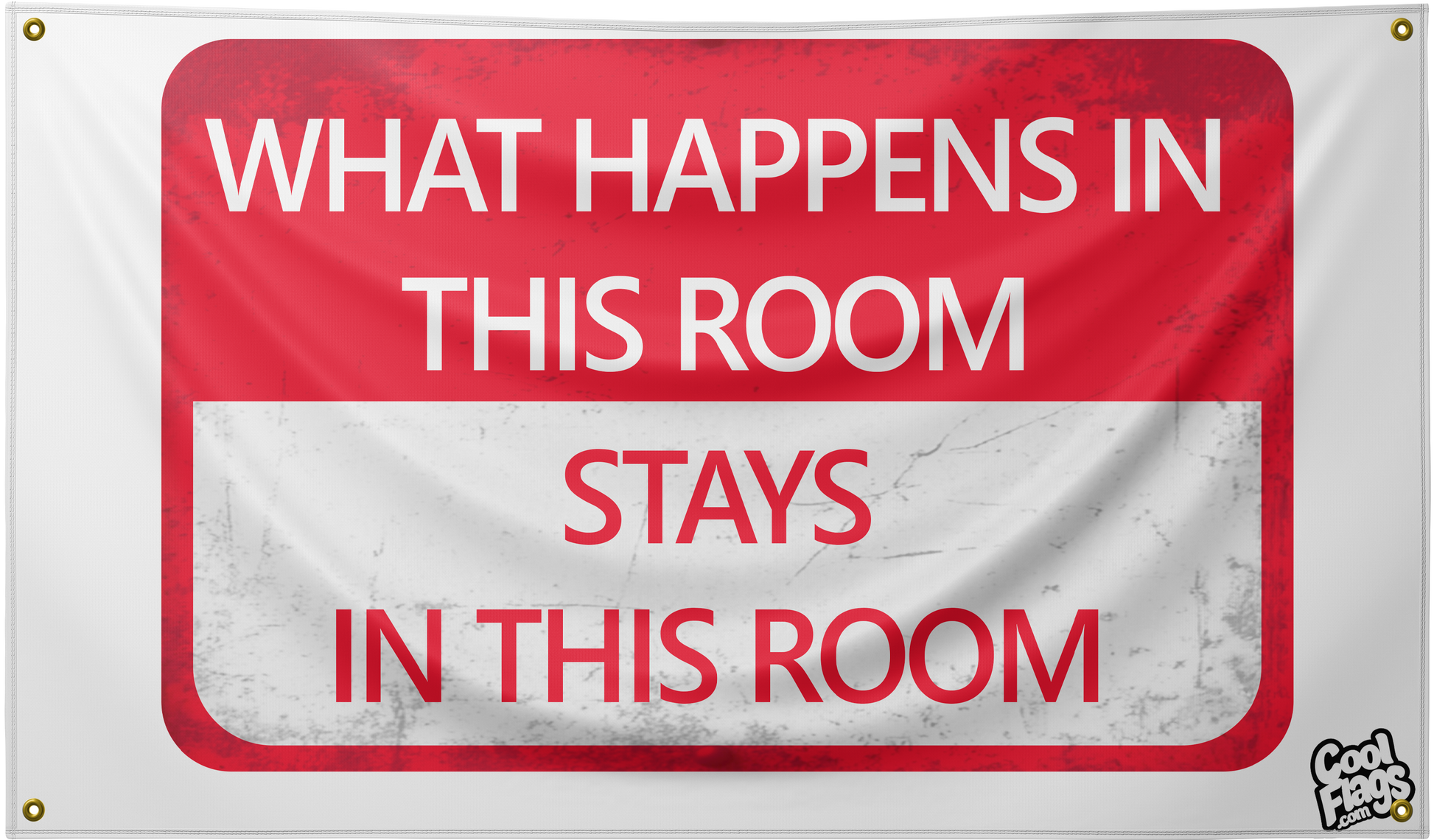 College dorm room funny flag