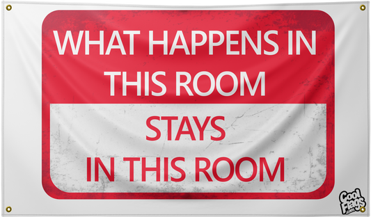 College dorm room funny flag